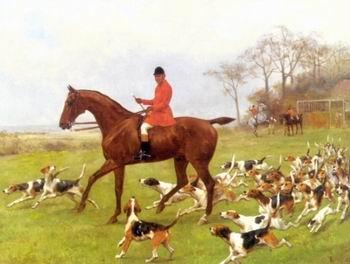 unknow artist Classical hunting fox, Equestrian and Beautiful Horses, 109. oil painting picture